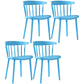 Multicolor Contemporary Style Side Chair Set Windsor Back Side Dining Chair Sky Blue 4 Piece Set Clearhalo ' kitchen&dining_furn' 'Dining Chairs' 'Dining Tables & Seating' 'dining_chair' 'furn' 'furn_dining_chair' 'Furniture' 'furniture_dining_chair' 'Kitchen & Dining Furniture' 'kitchen' 3672342