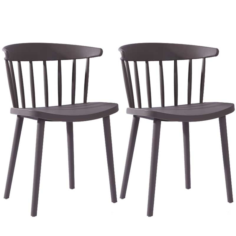 Multicolor Contemporary Style Side Chair Set Windsor Back Side Dining Chair Grey 2 Piece Set Clearhalo ' kitchen&dining_furn' 'Dining Chairs' 'Dining Tables & Seating' 'dining_chair' 'furn' 'furn_dining_chair' 'Furniture' 'furniture_dining_chair' 'Kitchen & Dining Furniture' 'kitchen' 3672345