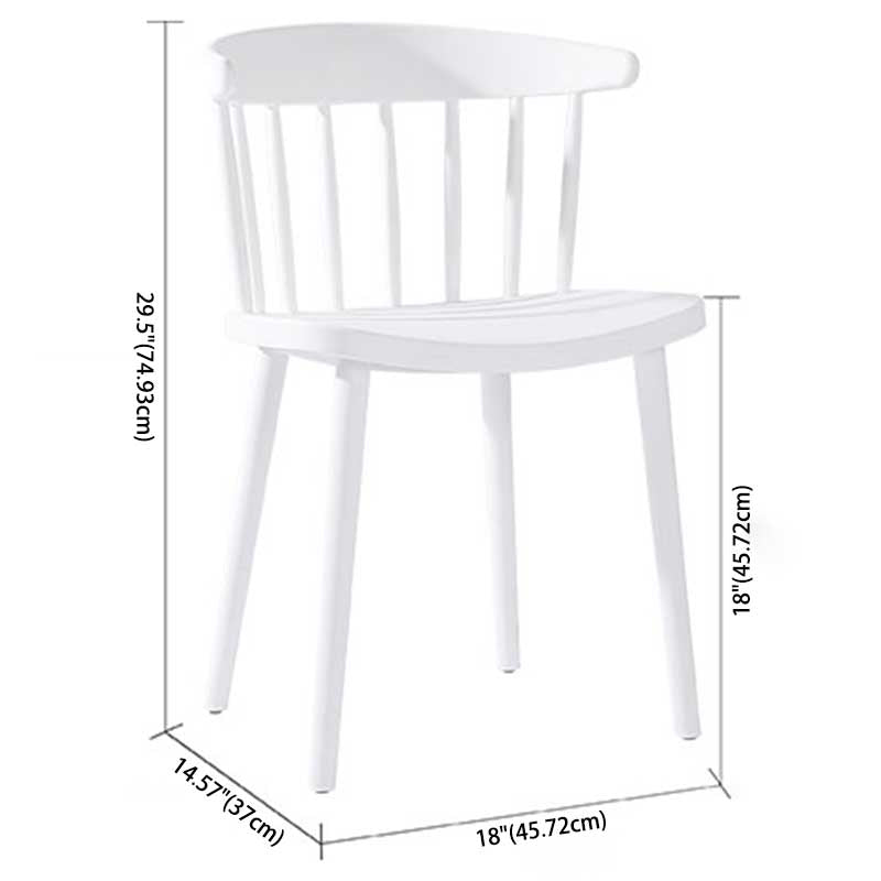 Multicolor Contemporary Style Side Chair Set Windsor Back Side Dining Chair Clearhalo ' kitchen&dining_furn' 'Dining Chairs' 'Dining Tables & Seating' 'dining_chair' 'furn' 'furn_dining_chair' 'Furniture' 'furniture_dining_chair' 'Kitchen & Dining Furniture' 'kitchen' 3672347