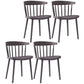 Multicolor Contemporary Style Side Chair Set Windsor Back Side Dining Chair Grey 4 Piece Set Clearhalo ' kitchen&dining_furn' 'Dining Chairs' 'Dining Tables & Seating' 'dining_chair' 'furn' 'furn_dining_chair' 'Furniture' 'furniture_dining_chair' 'Kitchen & Dining Furniture' 'kitchen' 3672348