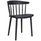 Multicolor Contemporary Style Side Chair Set Windsor Back Side Dining Chair Black 1 Piece Clearhalo ' kitchen&dining_furn' 'Dining Chairs' 'Dining Tables & Seating' 'dining_chair' 'furn' 'furn_dining_chair' 'Furniture' 'furniture_dining_chair' 'Kitchen & Dining Furniture' 'kitchen' 3672350