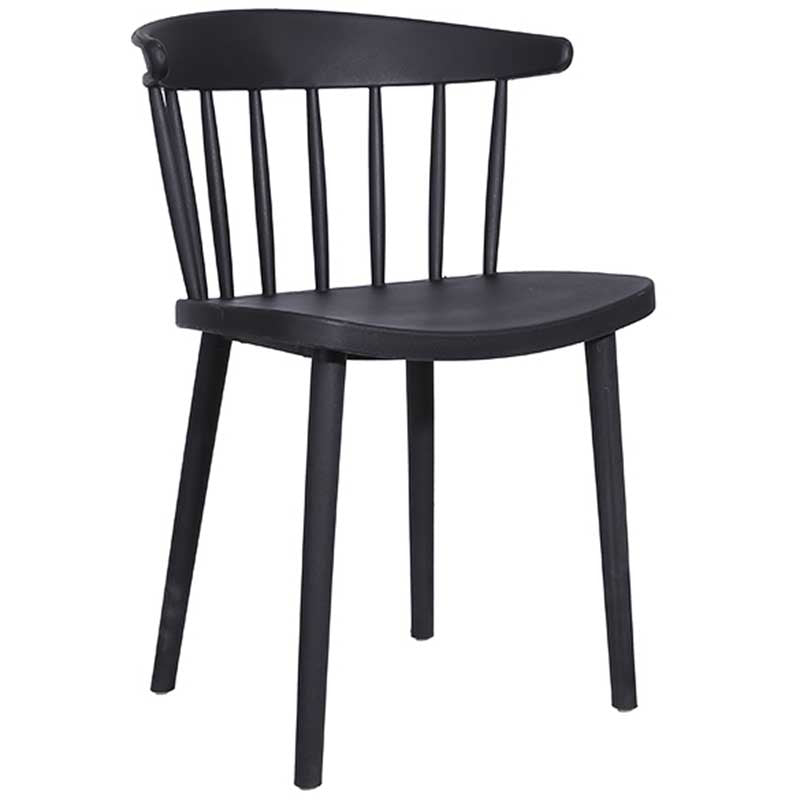 Multicolor Contemporary Style Side Chair Set Windsor Back Side Dining Chair Black 1 Piece Clearhalo ' kitchen&dining_furn' 'Dining Chairs' 'Dining Tables & Seating' 'dining_chair' 'furn' 'furn_dining_chair' 'Furniture' 'furniture_dining_chair' 'Kitchen & Dining Furniture' 'kitchen' 3672350