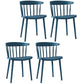 Multicolor Contemporary Style Side Chair Set Windsor Back Side Dining Chair Blue 4 Piece Set Clearhalo ' kitchen&dining_furn' 'Dining Chairs' 'Dining Tables & Seating' 'dining_chair' 'furn' 'furn_dining_chair' 'Furniture' 'furniture_dining_chair' 'Kitchen & Dining Furniture' 'kitchen' 3672361