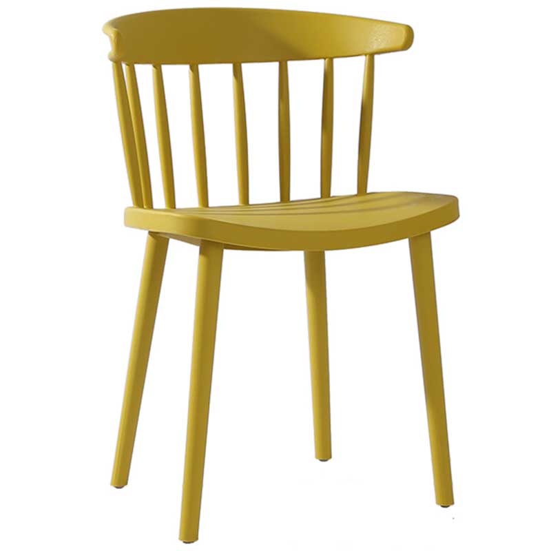 Multicolor Contemporary Style Side Chair Set Windsor Back Side Dining Chair Yellow 1 Piece Clearhalo ' kitchen&dining_furn' 'Dining Chairs' 'Dining Tables & Seating' 'dining_chair' 'furn' 'furn_dining_chair' 'Furniture' 'furniture_dining_chair' 'Kitchen & Dining Furniture' 'kitchen' 3672362