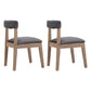 Country Style Solid Wood Dining Room Chair Open Back Dining Side Chair Grey 2 Piece Set Clearhalo ' kitchen&dining_furn' 'Dining Chairs' 'Dining Tables & Seating' 'dining_chair' 'furn' 'furn_dining_chair' 'Furniture' 'furniture_dining_chair' 'Kitchen & Dining Furniture' 'kitchen' 3672370