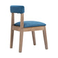 Country Style Solid Wood Dining Room Chair Open Back Dining Side Chair Ocean Blue 1 Piece Clearhalo ' kitchen&dining_furn' 'Dining Chairs' 'Dining Tables & Seating' 'dining_chair' 'furn' 'furn_dining_chair' 'Furniture' 'furniture_dining_chair' 'Kitchen & Dining Furniture' 'kitchen' 3672374