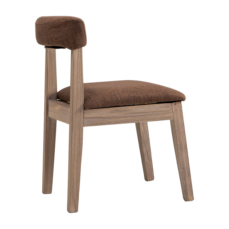 Country Style Solid Wood Dining Room Chair Open Back Dining Side Chair Coffee 1 Piece Clearhalo ' kitchen&dining_furn' 'Dining Chairs' 'Dining Tables & Seating' 'dining_chair' 'furn' 'furn_dining_chair' 'Furniture' 'furniture_dining_chair' 'Kitchen & Dining Furniture' 'kitchen' 3672380