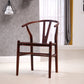 Wood Contemporary Style Dining Arm Chair Indoor-Outdoor Wishbone Chair Clearhalo ' kitchen&dining_furn' 'Dining Chairs' 'Dining Tables & Seating' 'dining_chair' 'furn' 'furn_dining_chair' 'Furniture' 'furniture_dining_chair' 'Kitchen & Dining Furniture' 'kitchen' 3672400