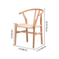 Wood Contemporary Style Dining Arm Chair Indoor-Outdoor Wishbone Chair Clearhalo ' kitchen&dining_furn' 'Dining Chairs' 'Dining Tables & Seating' 'dining_chair' 'furn' 'furn_dining_chair' 'Furniture' 'furniture_dining_chair' 'Kitchen & Dining Furniture' 'kitchen' 3672407