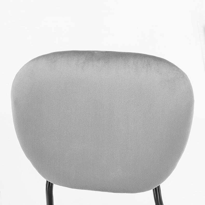 Contemporary Style Metal Dining Room Kitchen Chair Open Back Side Chairs Clearhalo ' kitchen&dining_furn' 'Dining Chairs' 'Dining Tables & Seating' 'dining_chair' 'furn' 'furn_dining_chair' 'Furniture' 'furniture_dining_chair' 'Kitchen & Dining Furniture' 'kitchen' 3672435