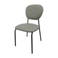 Contemporary Style Metal Dining Room Kitchen Chair Open Back Side Chairs Light Gray 1 Piece Clearhalo ' kitchen&dining_furn' 'Dining Chairs' 'Dining Tables & Seating' 'dining_chair' 'furn' 'furn_dining_chair' 'Furniture' 'furniture_dining_chair' 'Kitchen & Dining Furniture' 'kitchen' 3672438