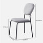 Contemporary Style Metal Dining Room Kitchen Chair Open Back Side Chairs Clearhalo ' kitchen&dining_furn' 'Dining Chairs' 'Dining Tables & Seating' 'dining_chair' 'furn' 'furn_dining_chair' 'Furniture' 'furniture_dining_chair' 'Kitchen & Dining Furniture' 'kitchen' 3672440