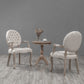 Farmhouse Wood Dining Chair Upholstered Arm Chair with 4 Grey Legs for Dining Room Clearhalo ' kitchen&dining_furn' 'Dining Chairs' 'Dining Tables & Seating' 'dining_chair' 'furn' 'furn_dining_chair' 'Furniture' 'furniture_dining_chair' 'Kitchen & Dining Furniture' 'kitchen' 3672529