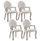 Farmhouse Wood Dining Chair Upholstered Arm Chair with 4 Grey Legs for Dining Room White 4 Piece Set Clearhalo ' kitchen&dining_furn' 'Dining Chairs' 'Dining Tables & Seating' 'dining_chair' 'furn' 'furn_dining_chair' 'Furniture' 'furniture_dining_chair' 'Kitchen & Dining Furniture' 'kitchen' 3672538