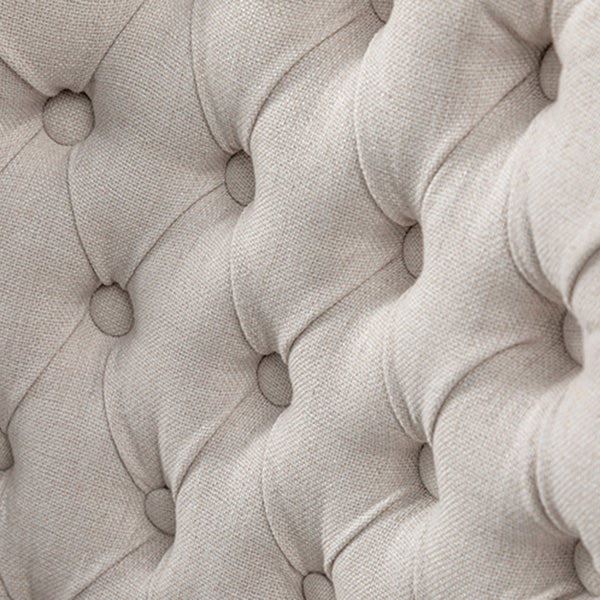 Farmhouse Wood Dining Chair Upholstered Arm Chair with 4 Grey Legs for Dining Room Clearhalo ' kitchen&dining_furn' 'Dining Chairs' 'Dining Tables & Seating' 'dining_chair' 'furn' 'furn_dining_chair' 'Furniture' 'furniture_dining_chair' 'Kitchen & Dining Furniture' 'kitchen' 3672539