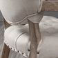Farmhouse Wood Dining Chair Upholstered Arm Chair with 4 Grey Legs for Dining Room Clearhalo ' kitchen&dining_furn' 'Dining Chairs' 'Dining Tables & Seating' 'dining_chair' 'furn' 'furn_dining_chair' 'Furniture' 'furniture_dining_chair' 'Kitchen & Dining Furniture' 'kitchen' 3672541