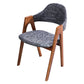 Scandinavian Rubberwood Open Arm Chair Upholstered Dining Chair with Wood Legs Silver Gray 1 Piece Clearhalo ' kitchen&dining_furn' 'Dining Chairs' 'Dining Tables & Seating' 'dining_chair' 'furn' 'furn_dining_chair' 'Furniture' 'furniture_dining_chair' 'Kitchen & Dining Furniture' 'kitchen' 3672563