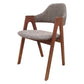Scandinavian Rubberwood Open Arm Chair Upholstered Dining Chair with Wood Legs Brown 1 Piece Clearhalo ' kitchen&dining_furn' 'Dining Chairs' 'Dining Tables & Seating' 'dining_chair' 'furn' 'furn_dining_chair' 'Furniture' 'furniture_dining_chair' 'Kitchen & Dining Furniture' 'kitchen' 3672582