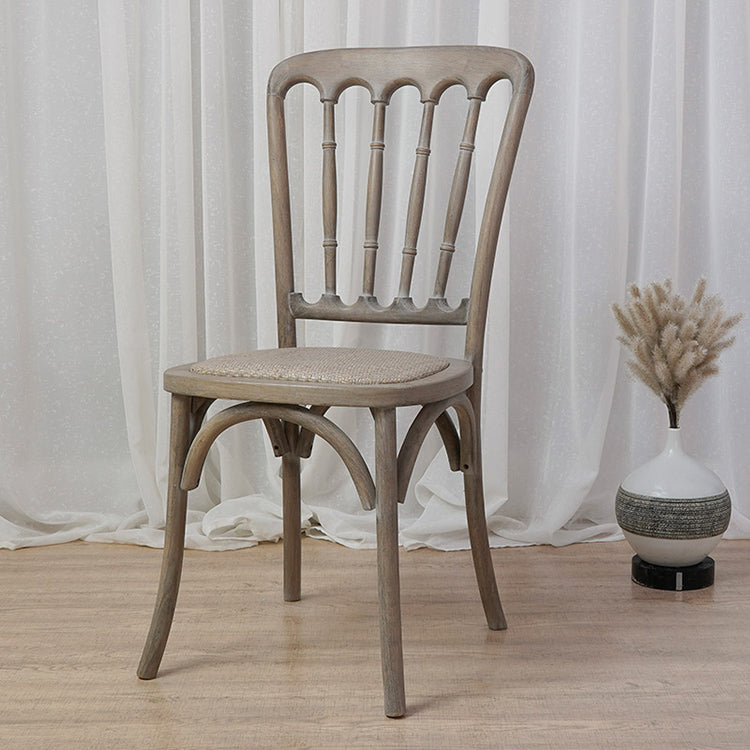 Wood Farmhouse Restaurant Side Chair Slat Back Vintage Tone Dining Chair Clearhalo ' kitchen&dining_furn' 'Dining Chairs' 'Dining Tables & Seating' 'dining_chair' 'furn' 'furn_dining_chair' 'Furniture' 'furniture_dining_chair' 'Kitchen & Dining Furniture' 'kitchen' 3672590