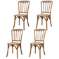 Wood Farmhouse Restaurant Side Chair Slat Back Vintage Tone Dining Chair Wood 4 Piece Set Clearhalo ' kitchen&dining_furn' 'Dining Chairs' 'Dining Tables & Seating' 'dining_chair' 'furn' 'furn_dining_chair' 'Furniture' 'furniture_dining_chair' 'Kitchen & Dining Furniture' 'kitchen' 3672599