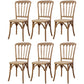 Wood Farmhouse Restaurant Side Chair Slat Back Vintage Tone Dining Chair Wood 6 Piece Set Clearhalo ' kitchen&dining_furn' 'Dining Chairs' 'Dining Tables & Seating' 'dining_chair' 'furn' 'furn_dining_chair' 'Furniture' 'furniture_dining_chair' 'Kitchen & Dining Furniture' 'kitchen' 3672602