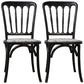 Wood Farmhouse Restaurant Side Chair Slat Back Vintage Tone Dining Chair Black 2 Piece Set Clearhalo ' kitchen&dining_furn' 'Dining Chairs' 'Dining Tables & Seating' 'dining_chair' 'furn' 'furn_dining_chair' 'Furniture' 'furniture_dining_chair' 'Kitchen & Dining Furniture' 'kitchen' 3672607