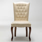 Wood Traditional Dining Side Chair with Color Cushion Parsons Chair for Home Off-White 1 Piece Clearhalo ' kitchen&dining_furn' 'Dining Chairs' 'Dining Tables & Seating' 'dining_chair' 'furn' 'furn_dining_chair' 'Furniture' 'furniture_dining_chair' 'Kitchen & Dining Furniture' 'kitchen' 3672616
