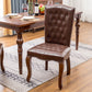 Wood Traditional Dining Side Chair with Color Cushion Parsons Chair for Home Clearhalo ' kitchen&dining_furn' 'Dining Chairs' 'Dining Tables & Seating' 'dining_chair' 'furn' 'furn_dining_chair' 'Furniture' 'furniture_dining_chair' 'Kitchen & Dining Furniture' 'kitchen' 3672617