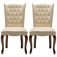 Wood Traditional Dining Side Chair with Color Cushion Parsons Chair for Home Off-White 2 Piece Set Clearhalo ' kitchen&dining_furn' 'Dining Chairs' 'Dining Tables & Seating' 'dining_chair' 'furn' 'furn_dining_chair' 'Furniture' 'furniture_dining_chair' 'Kitchen & Dining Furniture' 'kitchen' 3672618