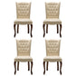Wood Traditional Dining Side Chair with Color Cushion Parsons Chair for Home Off-White 4 Piece Set Clearhalo ' kitchen&dining_furn' 'Dining Chairs' 'Dining Tables & Seating' 'dining_chair' 'furn' 'furn_dining_chair' 'Furniture' 'furniture_dining_chair' 'Kitchen & Dining Furniture' 'kitchen' 3672620