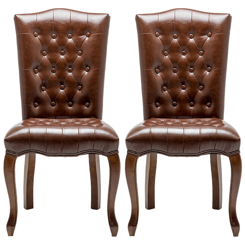 Wood Traditional Dining Side Chair with Color Cushion Parsons Chair for Home Coffee 2 Piece Set Clearhalo ' kitchen&dining_furn' 'Dining Chairs' 'Dining Tables & Seating' 'dining_chair' 'furn' 'furn_dining_chair' 'Furniture' 'furniture_dining_chair' 'Kitchen & Dining Furniture' 'kitchen' 3672636