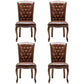 Wood Traditional Dining Side Chair with Color Cushion Parsons Chair for Home Coffee 4 Piece Set Clearhalo ' kitchen&dining_furn' 'Dining Chairs' 'Dining Tables & Seating' 'dining_chair' 'furn' 'furn_dining_chair' 'Furniture' 'furniture_dining_chair' 'Kitchen & Dining Furniture' 'kitchen' 3672637