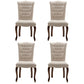 Wood Traditional Dining Side Chair with Color Cushion Parsons Chair for Home Beige 4 Piece Set Clearhalo ' kitchen&dining_furn' 'Dining Chairs' 'Dining Tables & Seating' 'dining_chair' 'furn' 'furn_dining_chair' 'Furniture' 'furniture_dining_chair' 'Kitchen & Dining Furniture' 'kitchen' 3672640