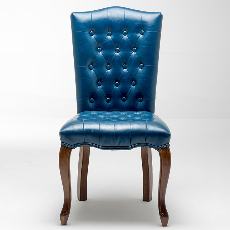 Wood Traditional Dining Side Chair with Color Cushion Parsons Chair for Home Blue 1 Piece Clearhalo ' kitchen&dining_furn' 'Dining Chairs' 'Dining Tables & Seating' 'dining_chair' 'furn' 'furn_dining_chair' 'Furniture' 'furniture_dining_chair' 'Kitchen & Dining Furniture' 'kitchen' 3672641