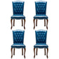 Wood Traditional Dining Side Chair with Color Cushion Parsons Chair for Home Blue 4 Piece Set Clearhalo ' kitchen&dining_furn' 'Dining Chairs' 'Dining Tables & Seating' 'dining_chair' 'furn' 'furn_dining_chair' 'Furniture' 'furniture_dining_chair' 'Kitchen & Dining Furniture' 'kitchen' 3672643
