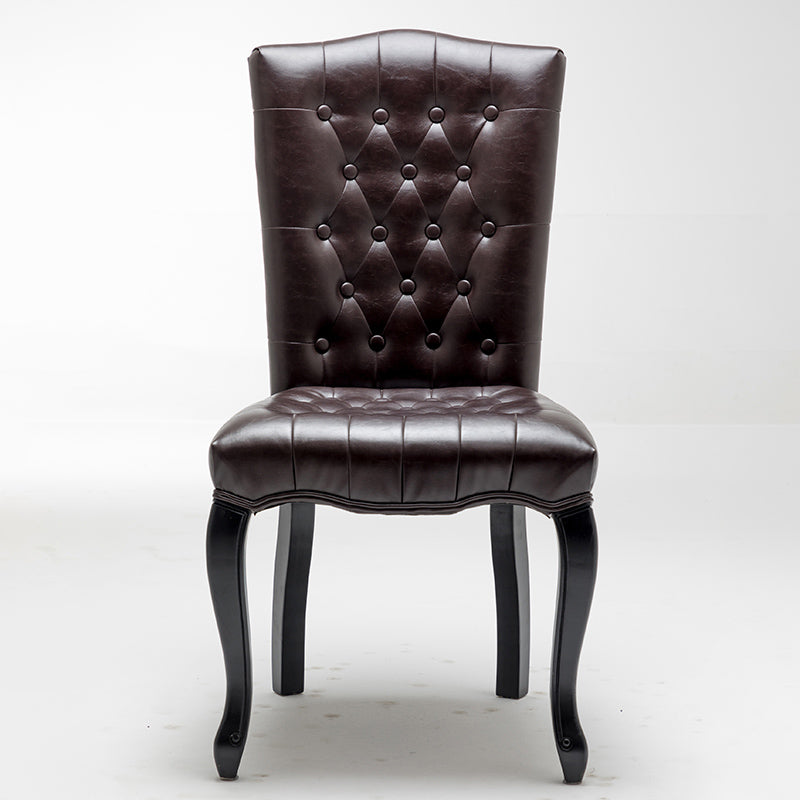 Wood Traditional Dining Side Chair with Color Cushion Parsons Chair for Home Brown 1 Piece Clearhalo ' kitchen&dining_furn' 'Dining Chairs' 'Dining Tables & Seating' 'dining_chair' 'furn' 'furn_dining_chair' 'Furniture' 'furniture_dining_chair' 'Kitchen & Dining Furniture' 'kitchen' 3672650