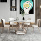 Modern Round Dining Table Sintered Stone Dining Table with Pedestal Table Clearhalo ' dining_table' 'Dining Tables & Seating' 'Dining Tables' 'furn' 'furn_dining_table' 'Furniture' 'furniture_dining_table' 'Kitchen & Dining Furniture' 'kitchen&dining_furn' 'kitchen' 'kitchen_dining_table' 3672662