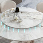 Modern Round Dining Table Sintered Stone Dining Table with Pedestal Table Clearhalo ' dining_table' 'Dining Tables & Seating' 'Dining Tables' 'furn' 'furn_dining_table' 'Furniture' 'furniture_dining_table' 'Kitchen & Dining Furniture' 'kitchen&dining_furn' 'kitchen' 'kitchen_dining_table' 3672666