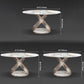 Modern Round Dining Table Sintered Stone Dining Table with Pedestal Table Clearhalo ' dining_table' 'Dining Tables & Seating' 'Dining Tables' 'furn' 'furn_dining_table' 'Furniture' 'furniture_dining_table' 'Kitchen & Dining Furniture' 'kitchen&dining_furn' 'kitchen' 'kitchen_dining_table' 3672670