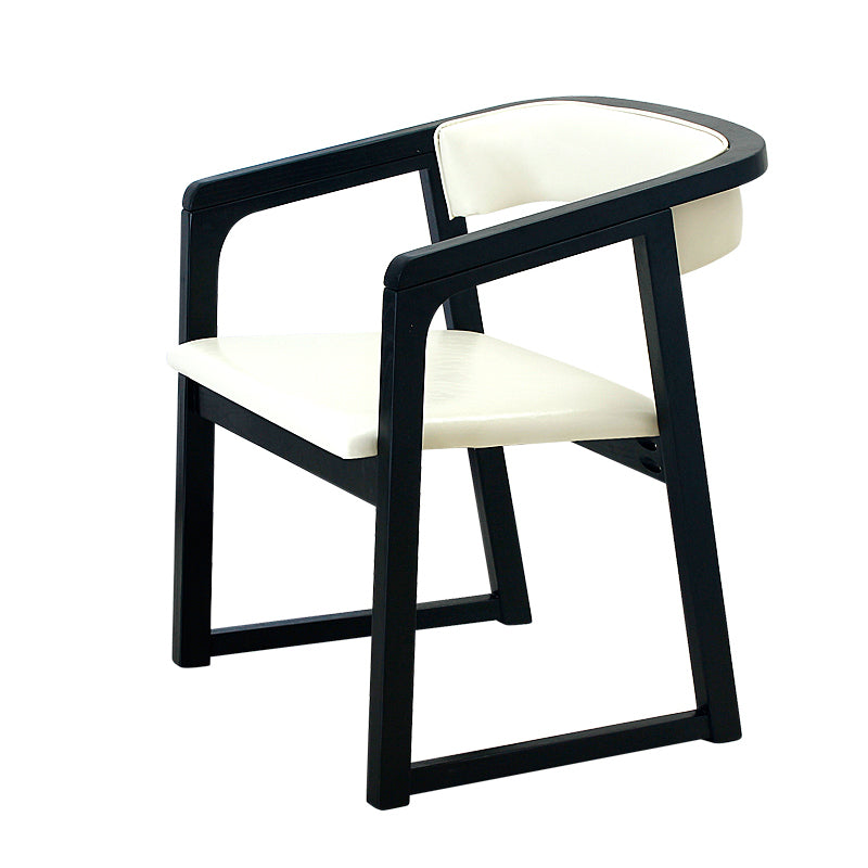 Modern Wood Indoor-Outdoor Chair with Arm Home Open Back Dining Side Chair Clearhalo ' kitchen&dining_furn' 'Dining Chairs' 'Dining Tables & Seating' 'dining_chair' 'furn' 'furn_dining_chair' 'Furniture' 'furniture_dining_chair' 'Kitchen & Dining Furniture' 'kitchen' 3698202