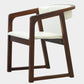 Modern Wood Indoor-Outdoor Chair with Arm Home Open Back Dining Side Chair White 1 Piece Walnut Clearhalo ' kitchen&dining_furn' 'Dining Chairs' 'Dining Tables & Seating' 'dining_chair' 'furn' 'furn_dining_chair' 'Furniture' 'furniture_dining_chair' 'Kitchen & Dining Furniture' 'kitchen' 3698221