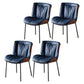 Home Scandinavian Side Chair Upholstered Wingback Metal Dining Room Chair Royal Blue 4 Piece Set Gray Clearhalo ' kitchen&dining_furn' 'Dining Chairs' 'Dining Tables & Seating' 'dining_chair' 'furn' 'furn_dining_chair' 'Furniture' 'furniture_dining_chair' 'Kitchen & Dining Furniture' 'kitchen' 3701962