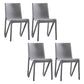 Scandinavian Home Side Chair Solid Back Plastic Multicolor Dining Room Chair Grey 4 Piece Set Clearhalo ' kitchen&dining_furn' 'Dining Chairs' 'Dining Tables & Seating' 'dining_chair' 'furn' 'furn_dining_chair' 'Furniture' 'furniture_dining_chair' 'Kitchen & Dining Furniture' 'kitchen' 3702058