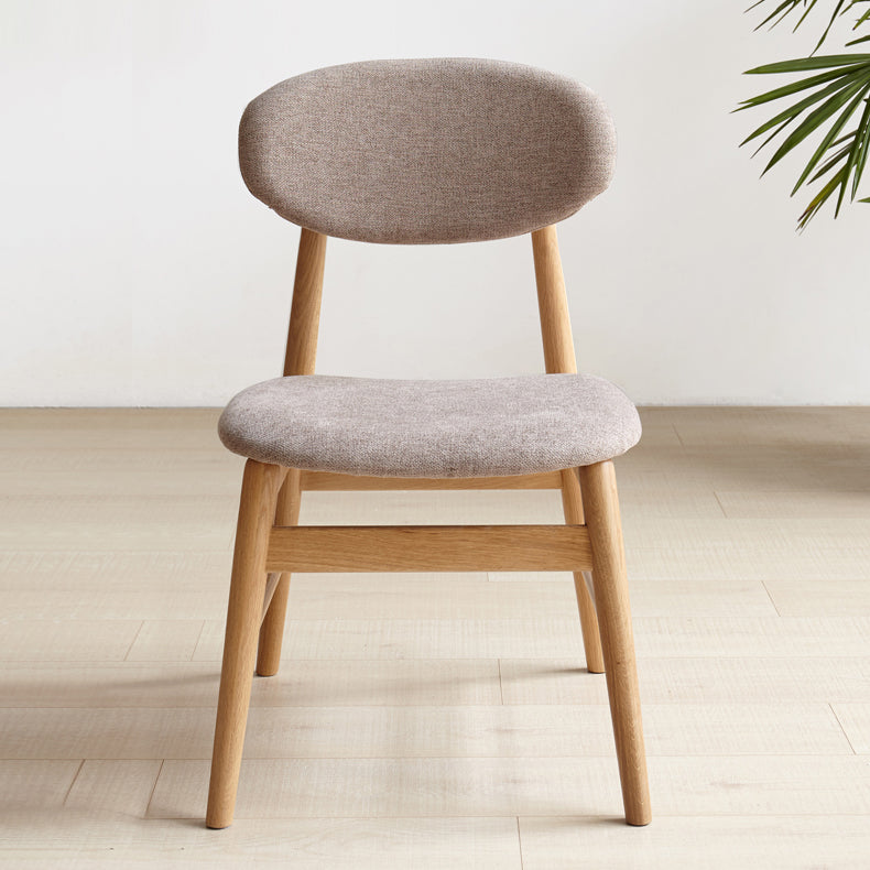 Nordic Wooden Dining Chair with 4 Legs 32"H Open Back Dining Side Chair for Restaurant Clearhalo ' kitchen&dining_furn' 'Dining Chairs' 'Dining Tables & Seating' 'dining_chair' 'furn' 'furn_dining_chair' 'Furniture' 'furniture_dining_chair' 'Kitchen & Dining Furniture' 'kitchen' 3702128