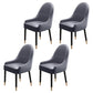 Scandinavian Style Wood Dining Chairs Dining Room Parsons Cushioned Chair with Arm Grey 4 Piece Set Clearhalo ' kitchen&dining_furn' 'Dining Chairs' 'Dining Tables & Seating' 'dining_chair' 'furn' 'furn_dining_chair' 'Furniture' 'furniture_dining_chair' 'Kitchen & Dining Furniture' 'kitchen' 3702302