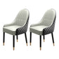 Scandinavian Style Wood Dining Chairs Dining Room Parsons Cushioned Chair with Arm Black-Gray 2 Piece Set Clearhalo ' kitchen&dining_furn' 'Dining Chairs' 'Dining Tables & Seating' 'dining_chair' 'furn' 'furn_dining_chair' 'Furniture' 'furniture_dining_chair' 'Kitchen & Dining Furniture' 'kitchen' 3702313