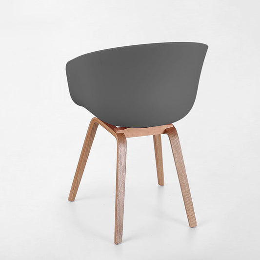 Glam Simple Design Plastic Dining Armless Chair Solid Back Dining Side Chairs Clearhalo ' kitchen&dining_furn' 'Dining Chairs' 'Dining Tables & Seating' 'dining_chair' 'Furniture' 'furniture_dining_chair' 'Kitchen & Dining Furniture' 'kitchen' 3702337