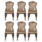 Scandinavian Style Upholstered Armless Side Chair Solid Back Dining Chairs for Home Use Champagne 6 Piece Set Clearhalo ' kitchen&dining_furn' 'Dining Chairs' 'Dining Tables & Seating' 'dining_chair' 'furn' 'furn_dining_chair' 'Furniture' 'furniture_dining_chair' 'Kitchen & Dining Furniture' 'kitchen' 3702366