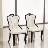 Scandinavian Style Upholstered Armless Side Chair Solid Back Dining Chairs for Home Use Clearhalo ' kitchen&dining_furn' 'Dining Chairs' 'Dining Tables & Seating' 'dining_chair' 'furn' 'furn_dining_chair' 'Furniture' 'furniture_dining_chair' 'Kitchen & Dining Furniture' 'kitchen' 3702369