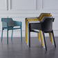 Scandinavian Plastic Dining Armchair Indoor Stackable Arm Chairs for Kitchen Clearhalo ' kitchen&dining_furn' 'Dining Chairs' 'Dining Tables & Seating' 'dining_chair' 'furn' 'furn_dining_chair' 'Furniture' 'furniture_dining_chair' 'Kitchen & Dining Furniture' 'kitchen' 3702392